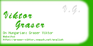 viktor graser business card